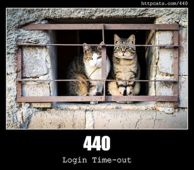 440 Login Time-out & Cats