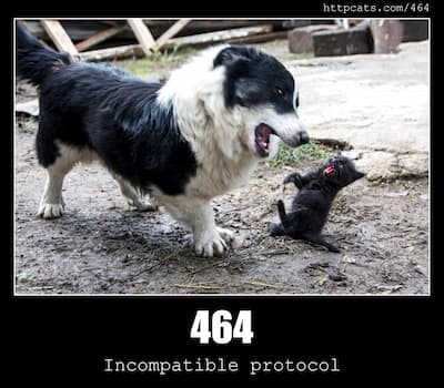 464 Incompatible protocol